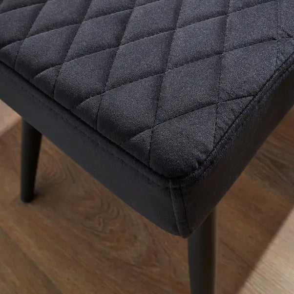 Montreal 2 Seater Dining Bench, Velvet