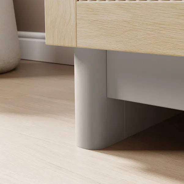 Maeva Triple Wardrobe, Light Oak Effect