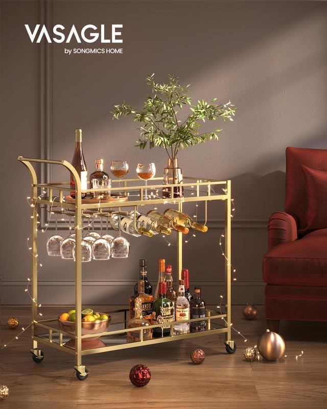 VASAGLE Bar Cart LRC090A03
