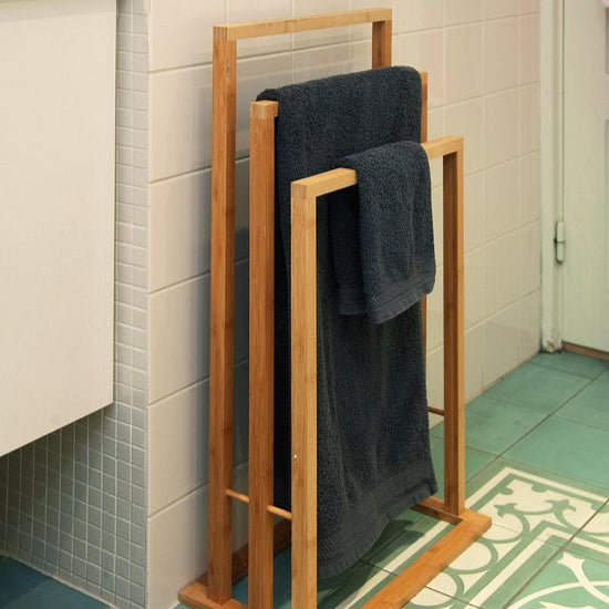 Bamboo Towel rack 3 heights
