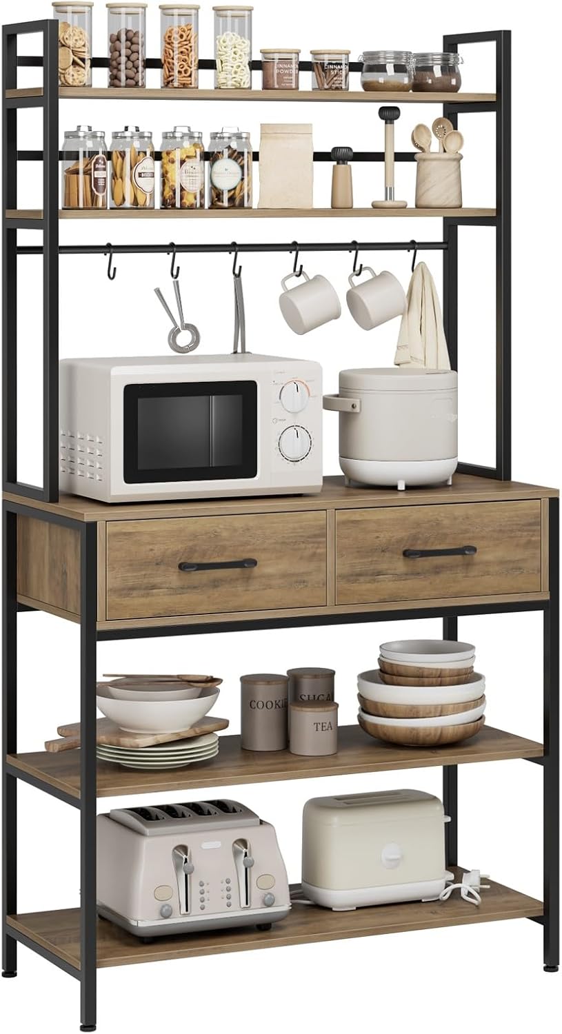 Kitchen Rack with 5 Shelves