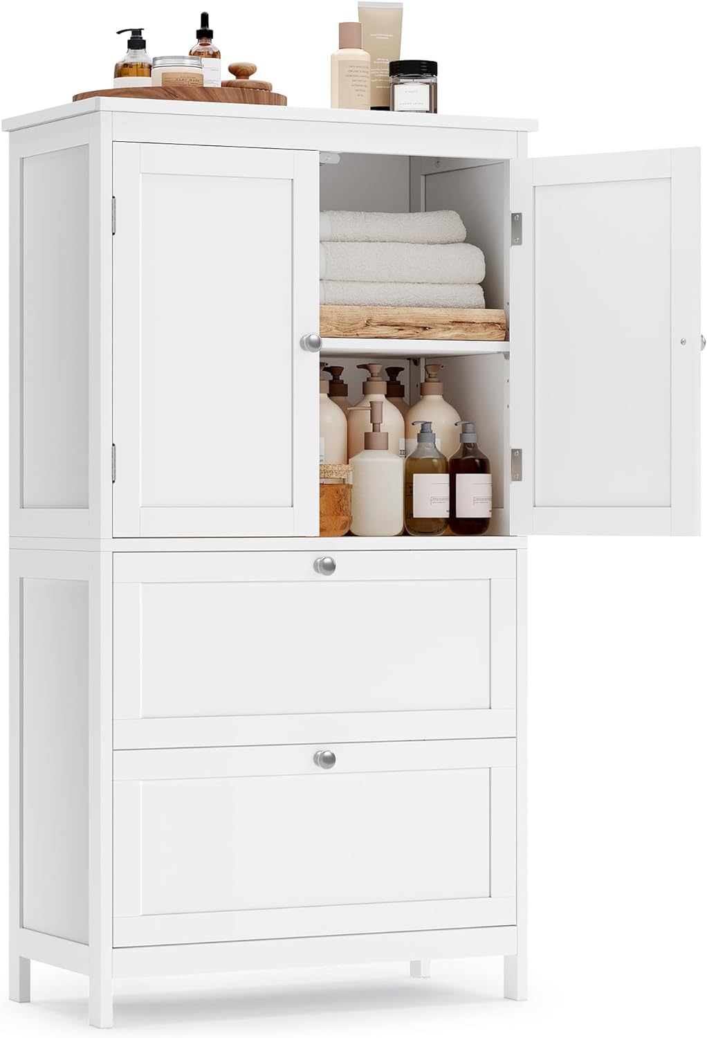 VASAGLE Bathroom Floor Storage Cabinet