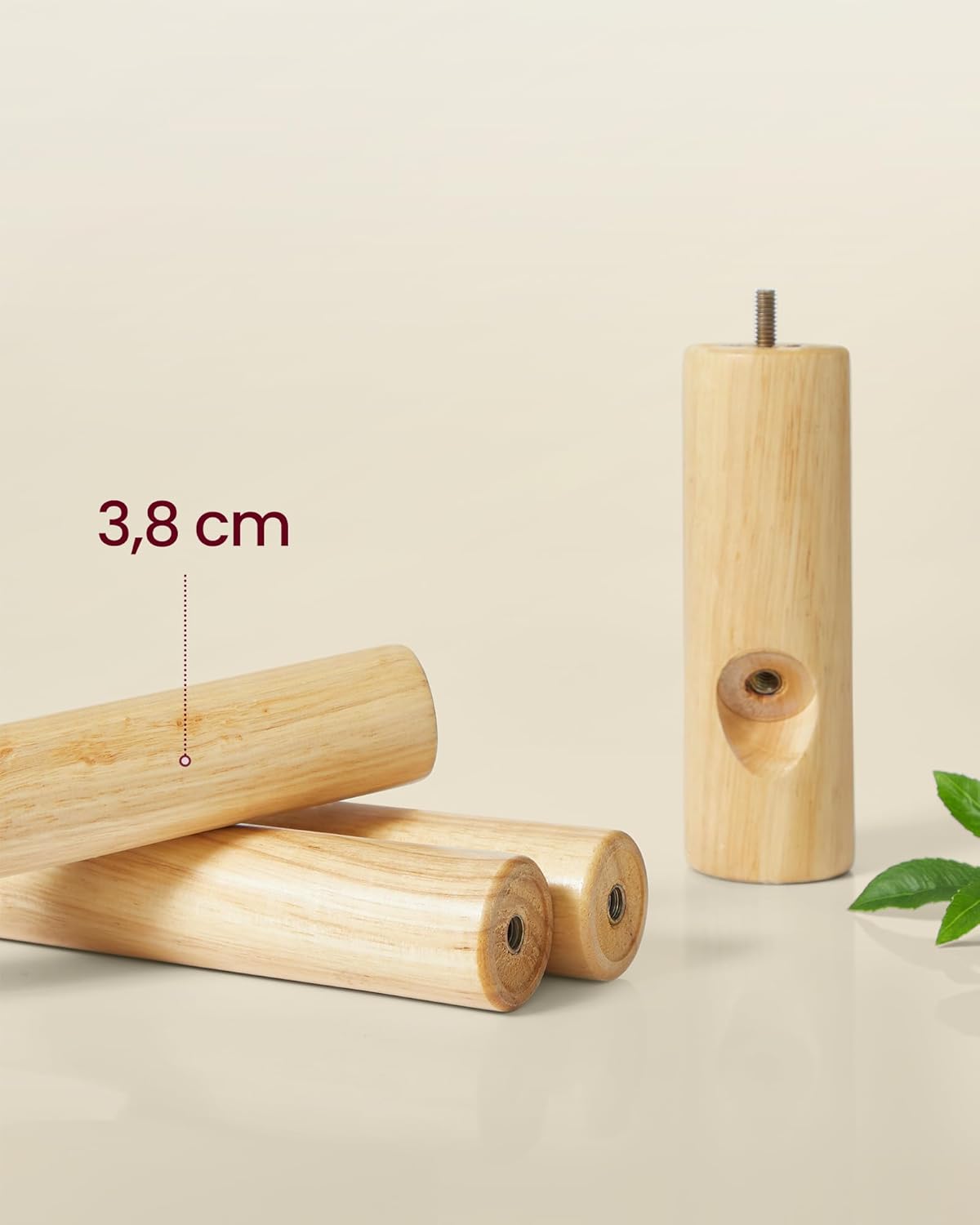 VASAGLE Solid Wood Coat Rack URCR010K01