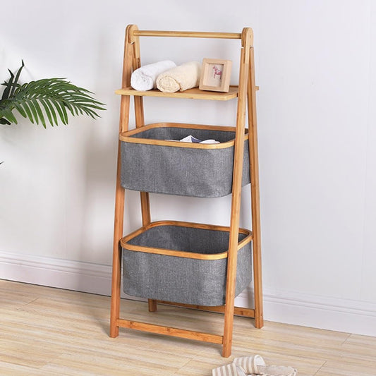 Bamboo Laundry Hamper Free-Standing