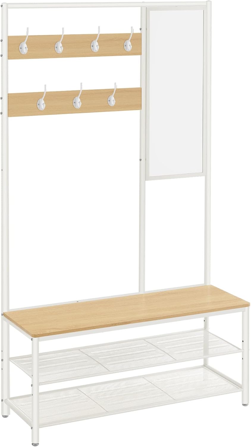 VASAGLE Coat Rack with Hooks