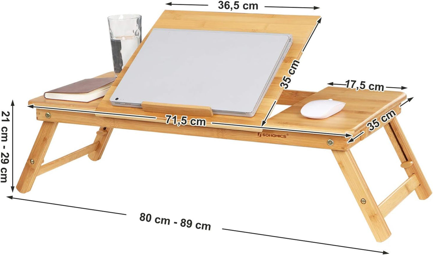 SONGMICS Bamboo Laptop Desk LLD004