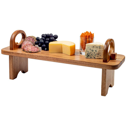 Danny Home Natural Wood Snack Tray & Serving Board