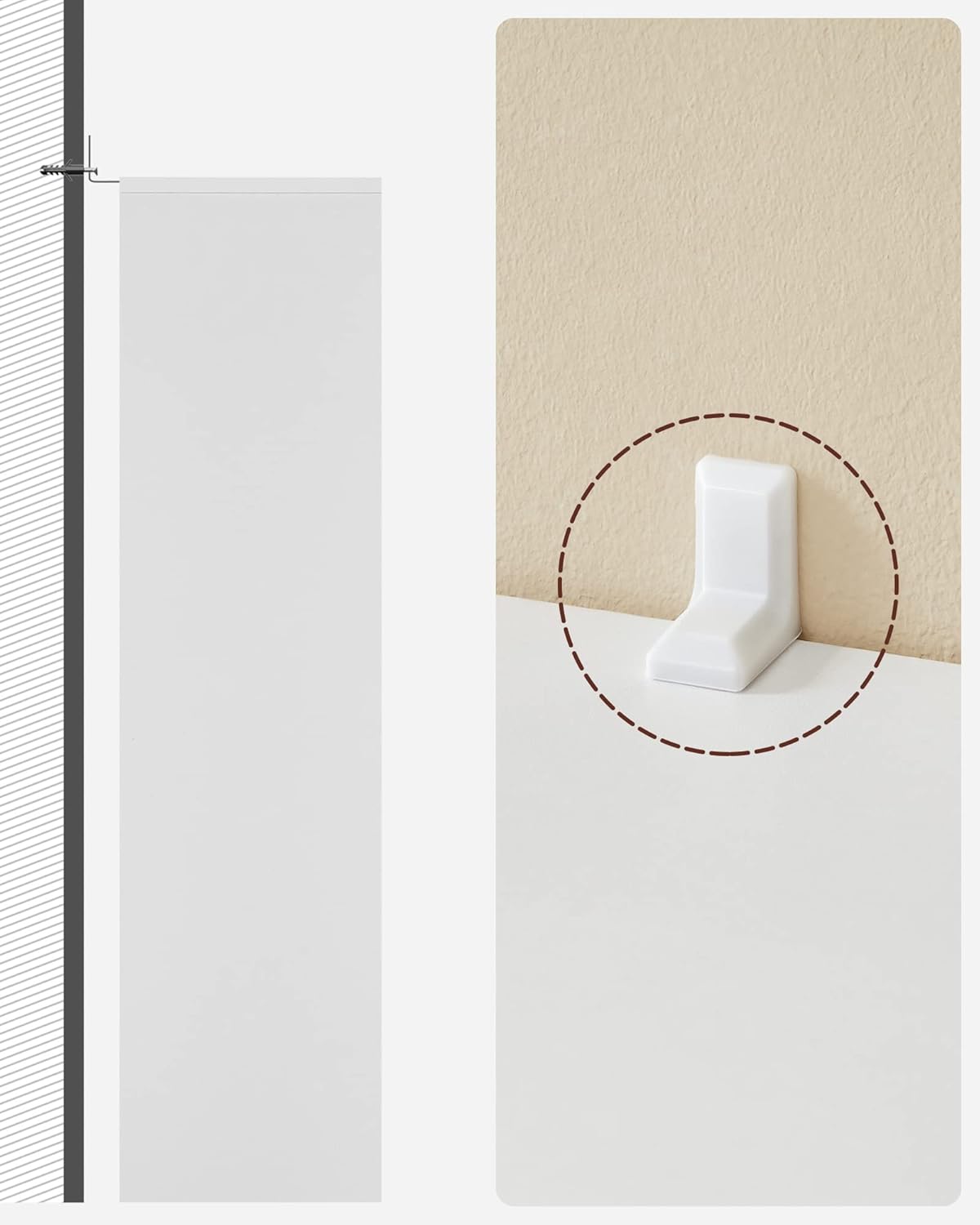 VASAGLE 7-Compartment Bookcase