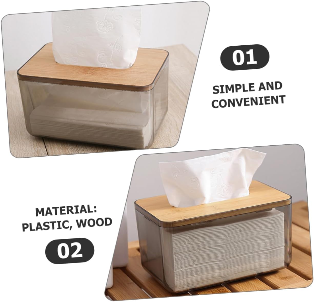 Bamboo Tissue Box