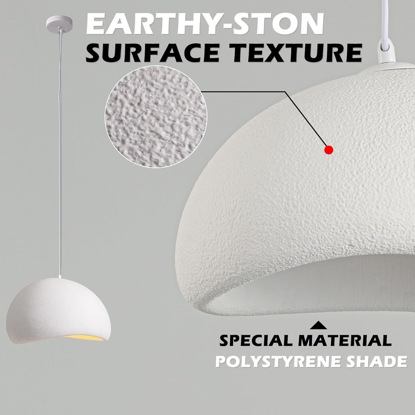 Modern Wabi-Sabi Pendant Lamp