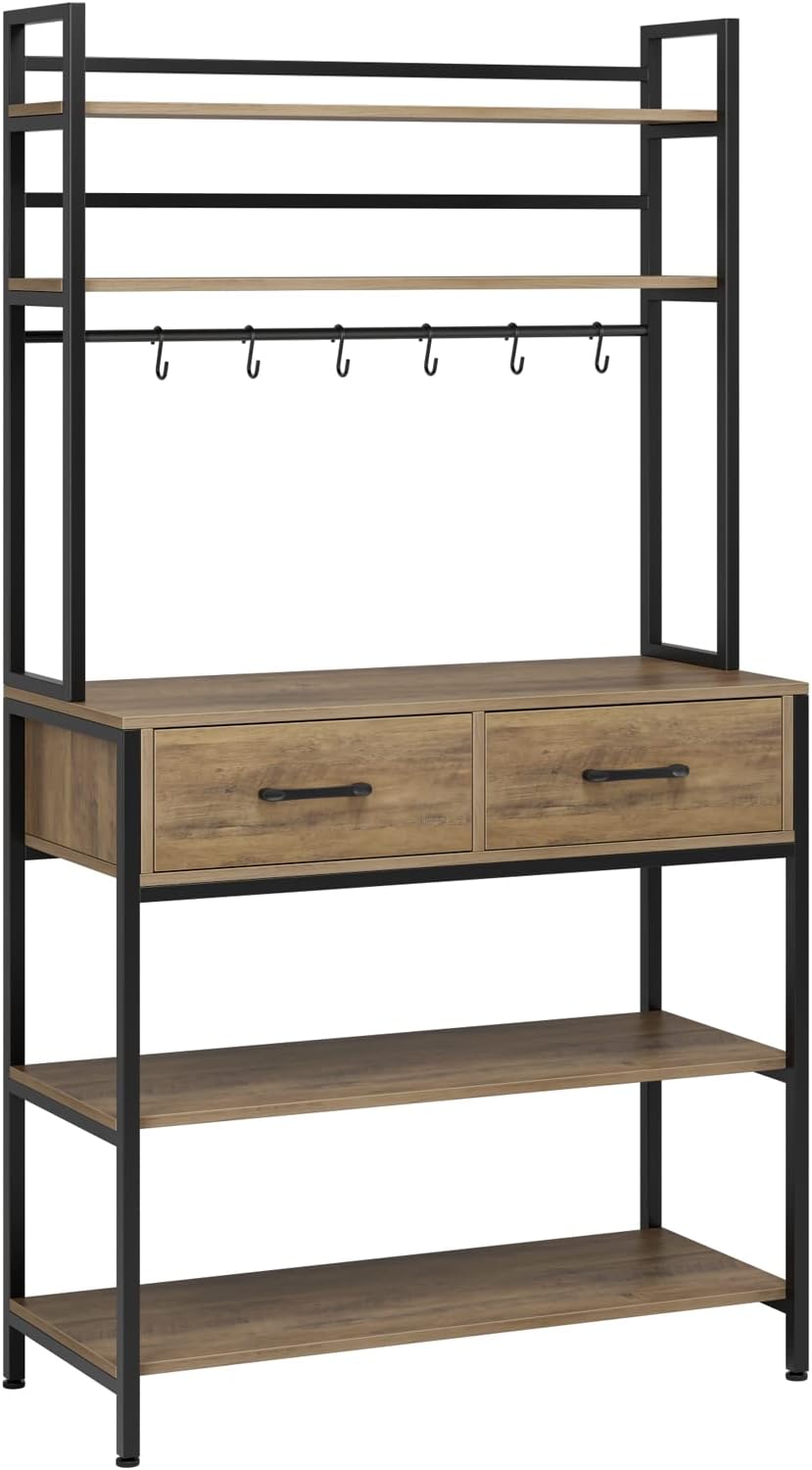 Kitchen Rack with 5 Shelves