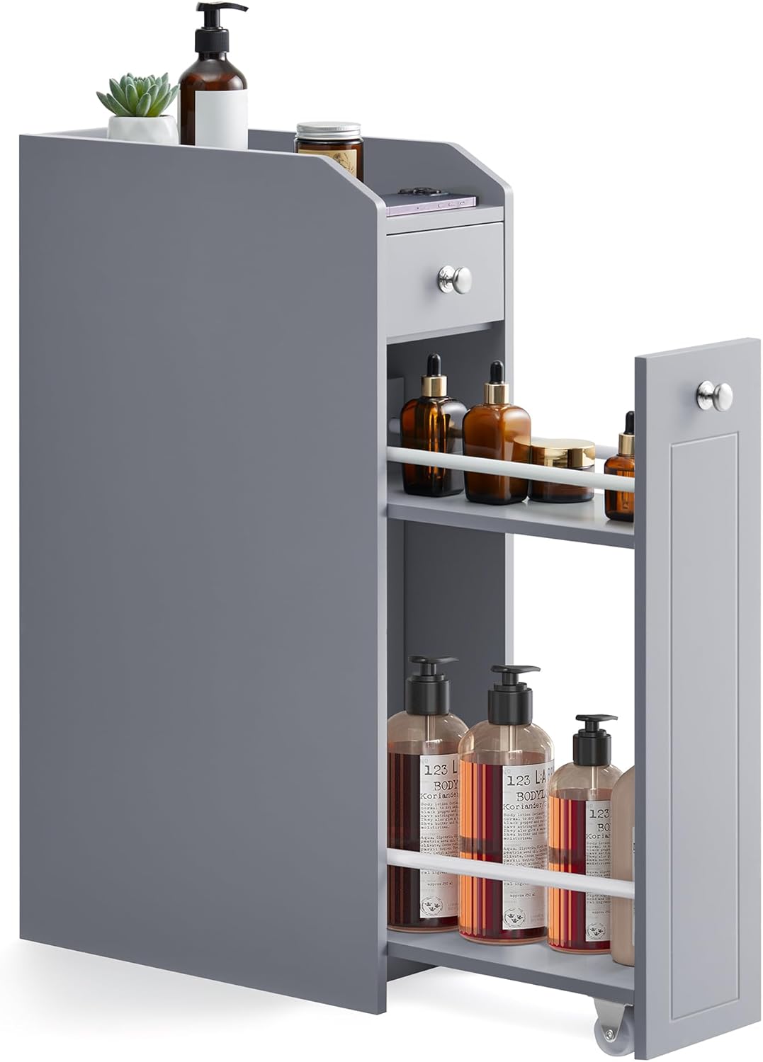 VASAGLE Small Bathroom Cabinet BBC847G02