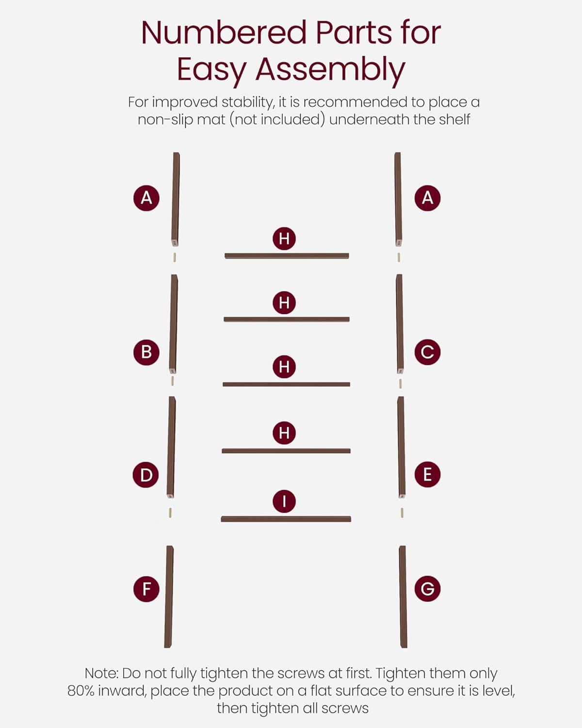 VASAGLE 5-Tier Ladder Shelf LLS018T51
