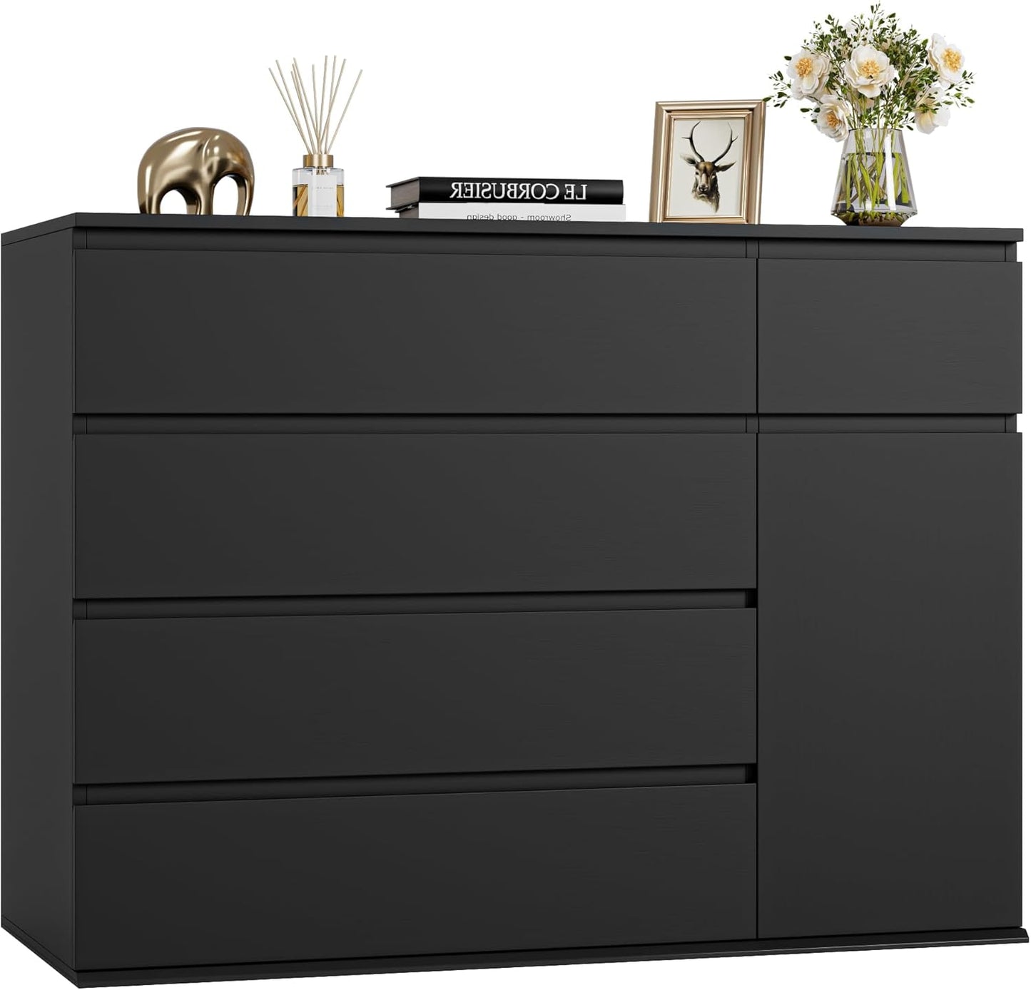 5 Drawer Modern Dresser