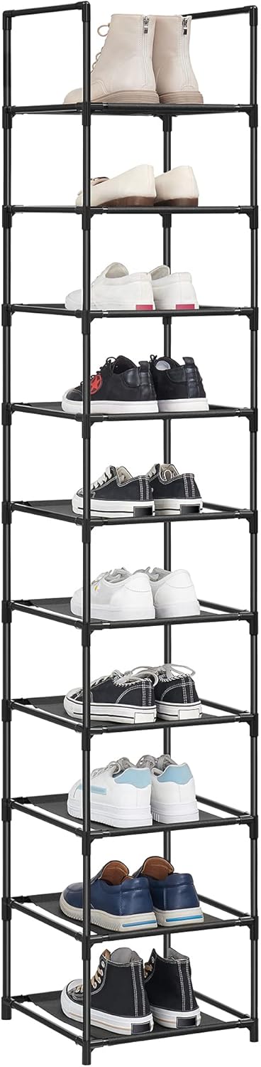 SONGMICS 10-Tier Shoe Rack LSR110B02