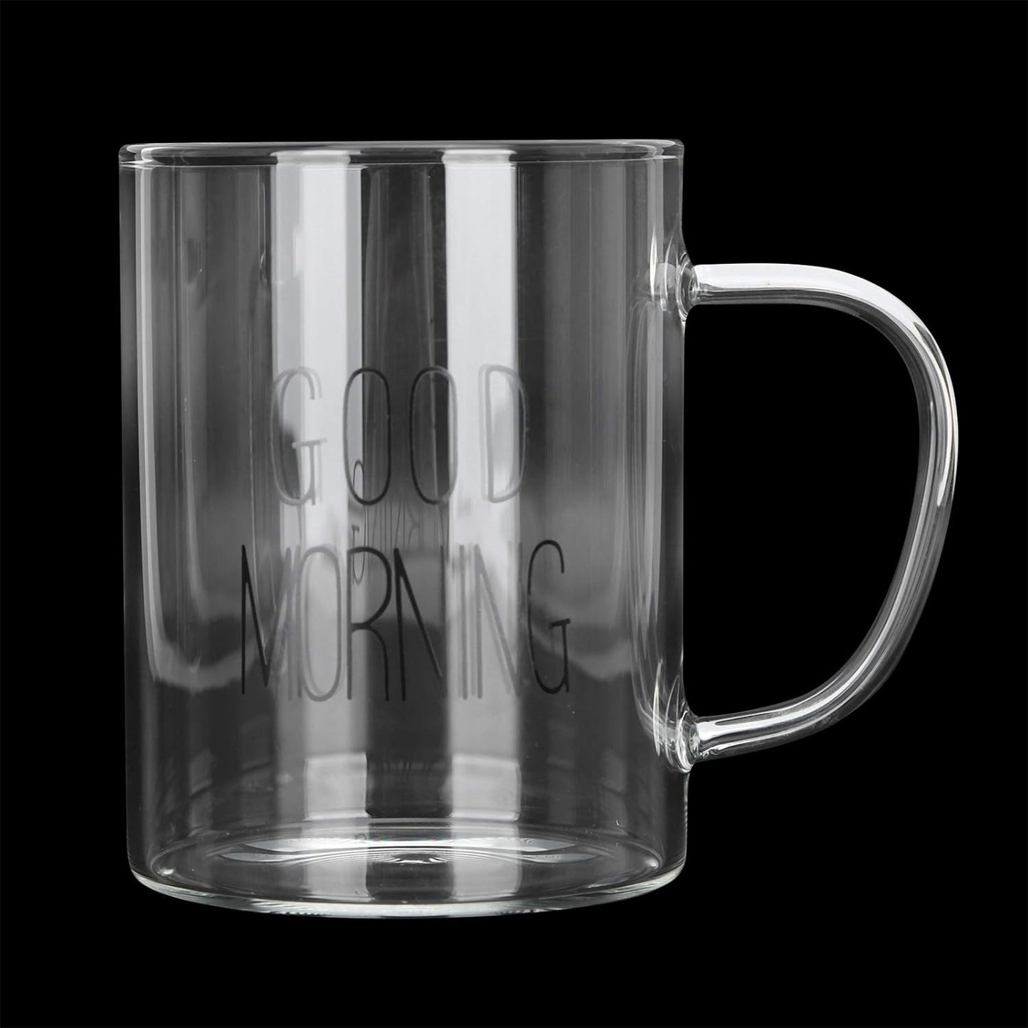 Good Morning  Glass Mugs 6 pcs Set