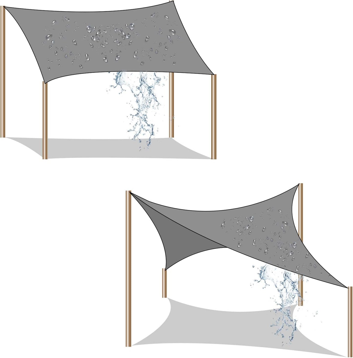 SONGMICS Sun Sail (GSS55GY)