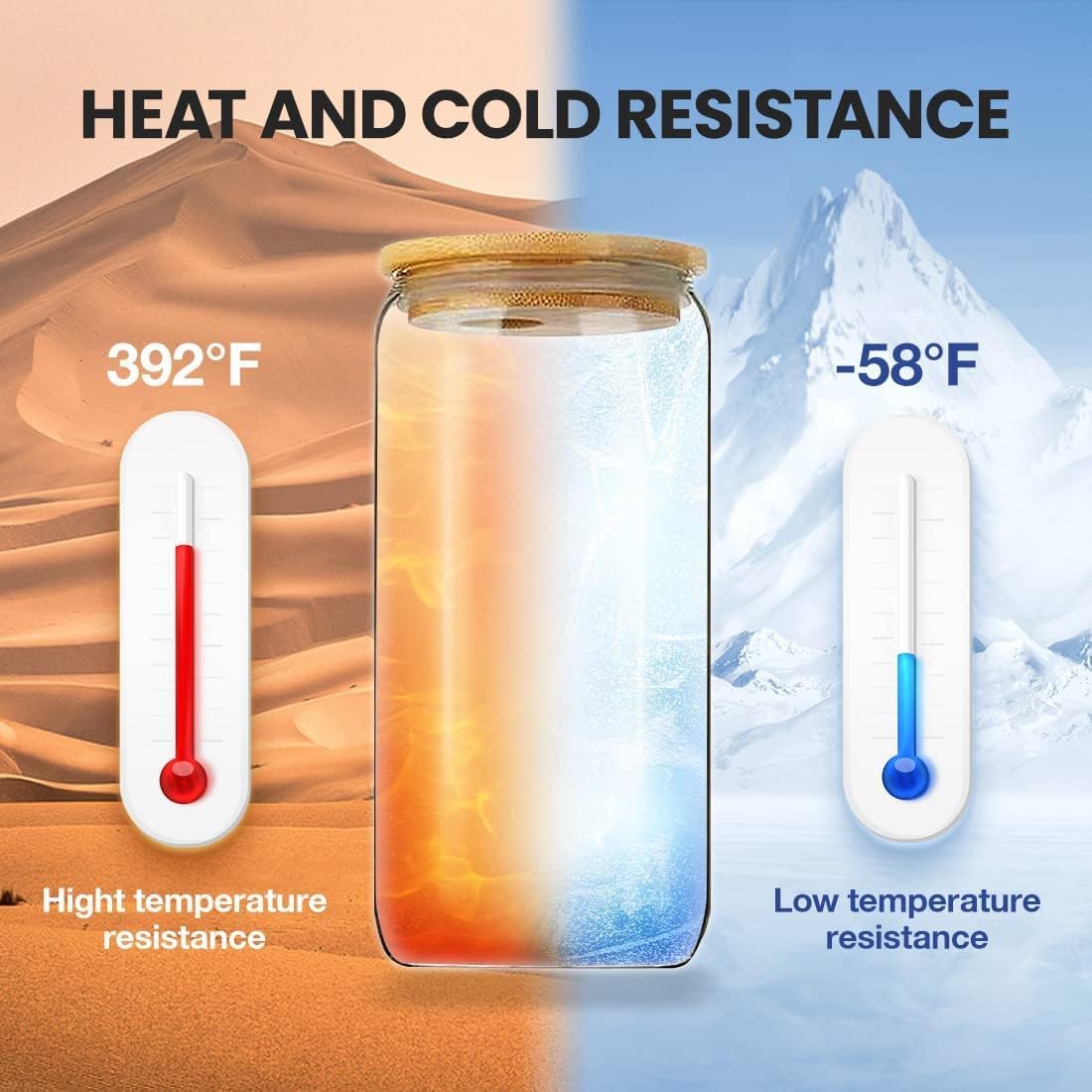 Cup with Lid and Straw