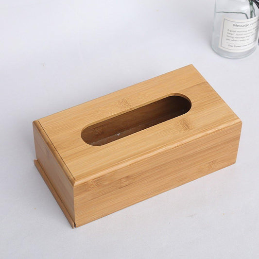 Bamboo Wooden Tissue Dispenser Box