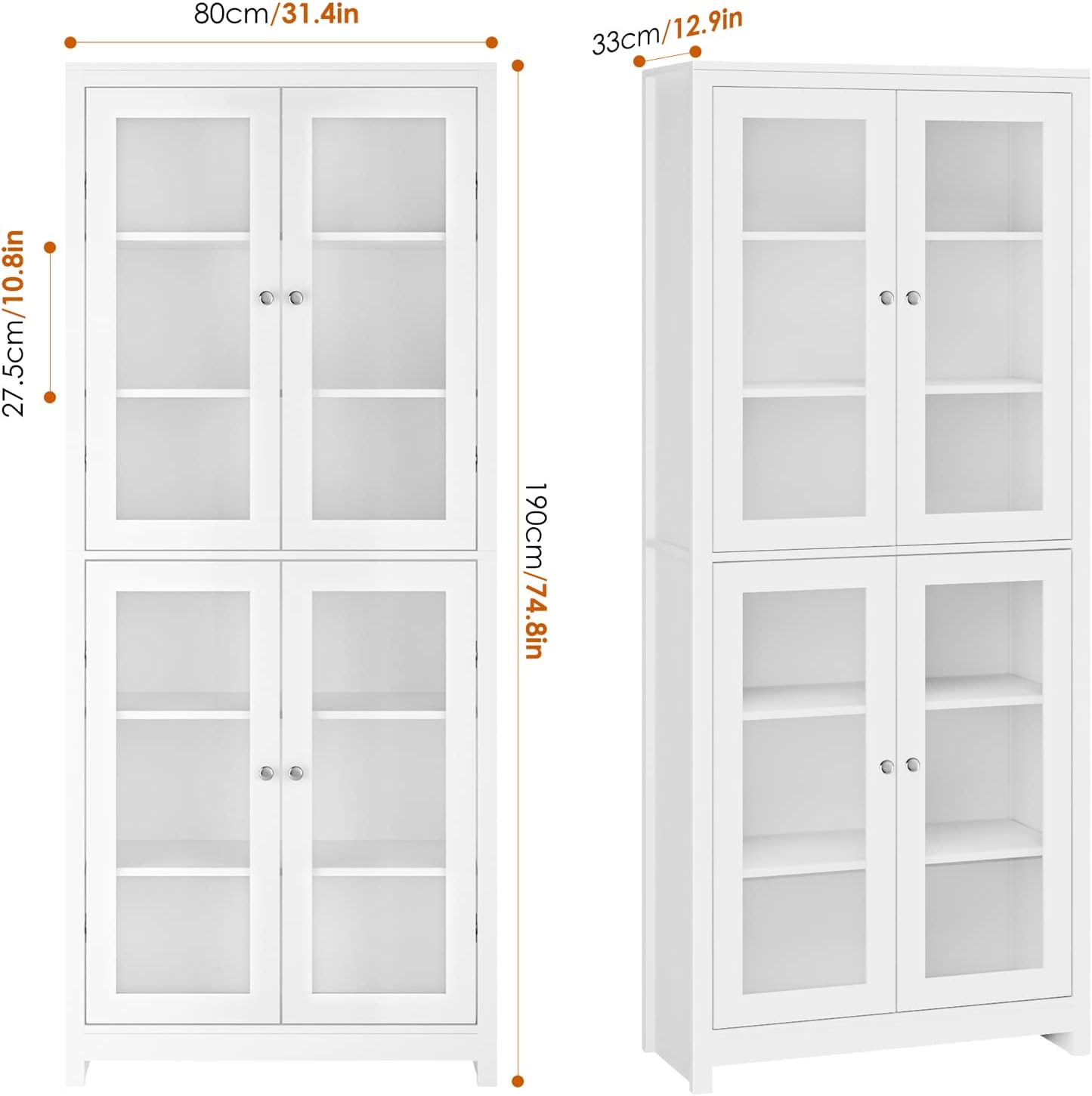Kitchen Cabinet with 4 Doors