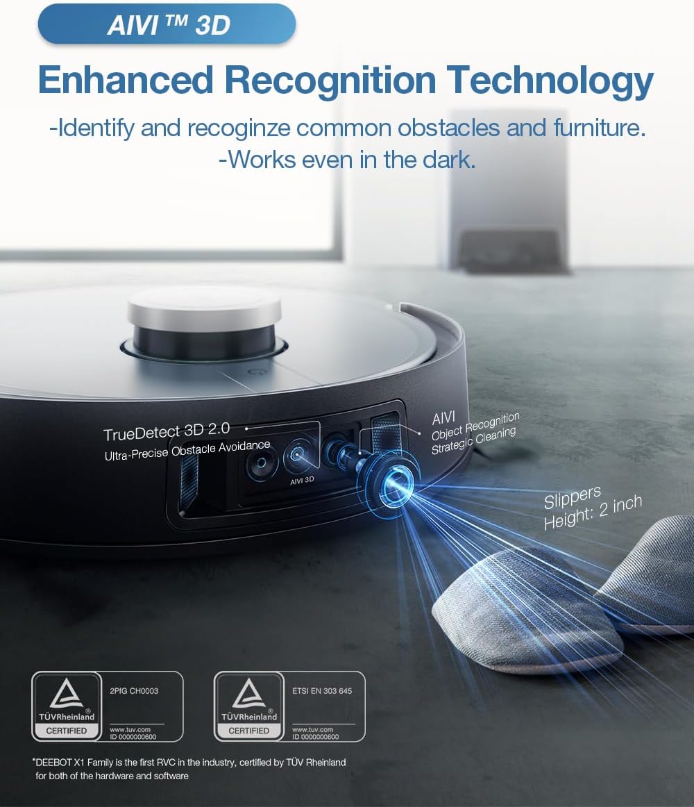 Ecovacs Deebot X1 Omni Robot Vacuum Cleaner