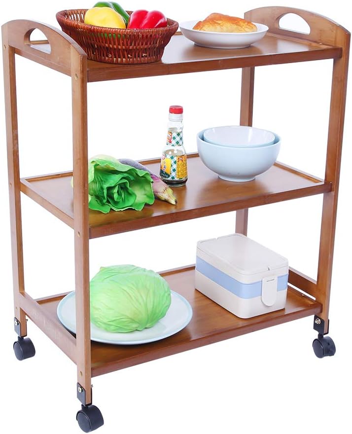 Bamboo Kitchen Trolley