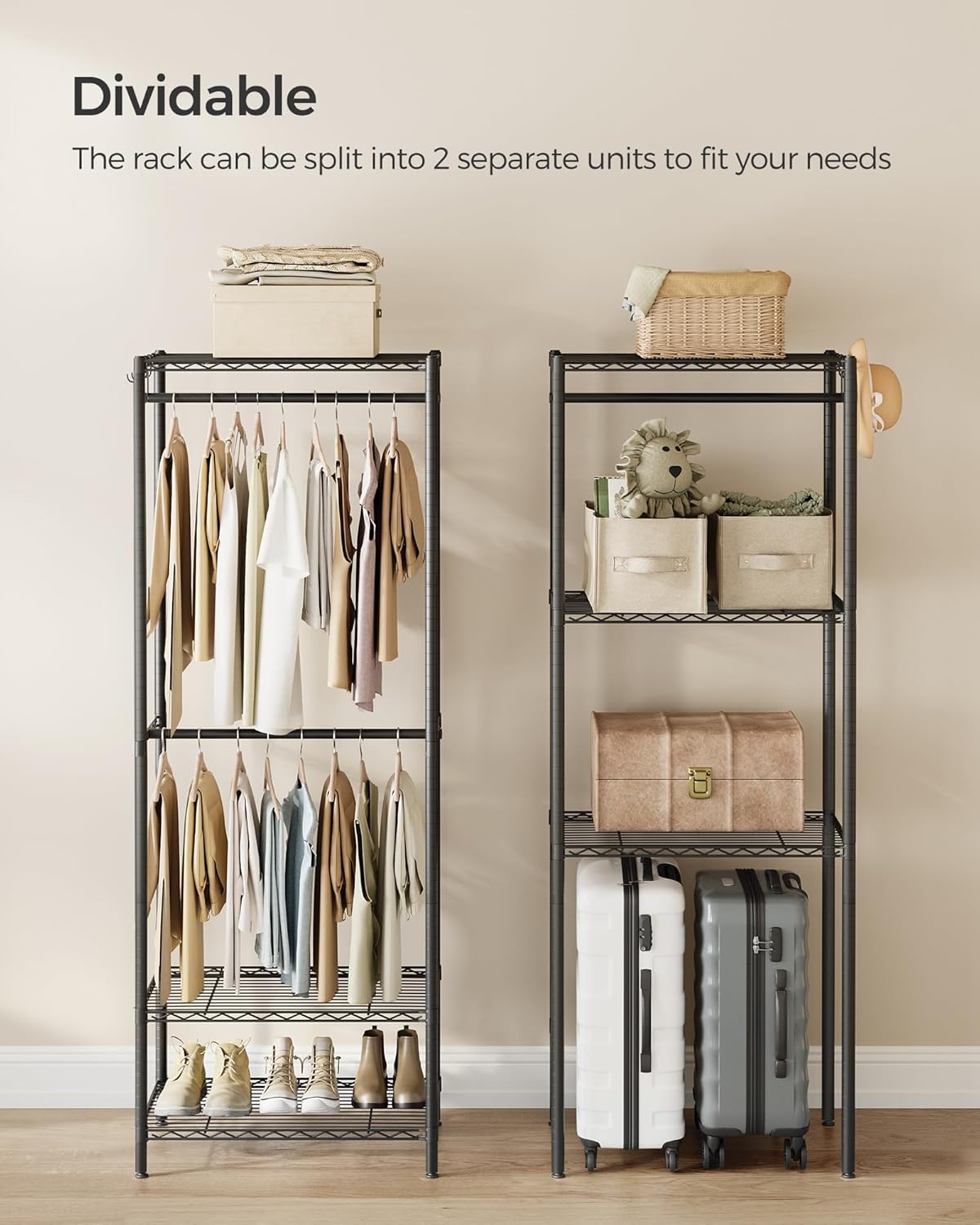 SONGMICS Clothes Rack LGR431B01