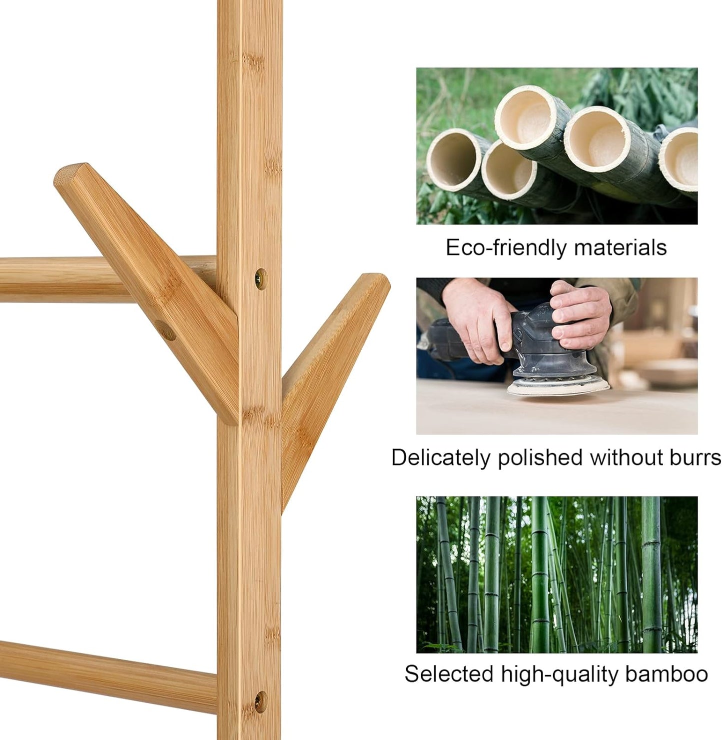 Bamboo Clothes Rack