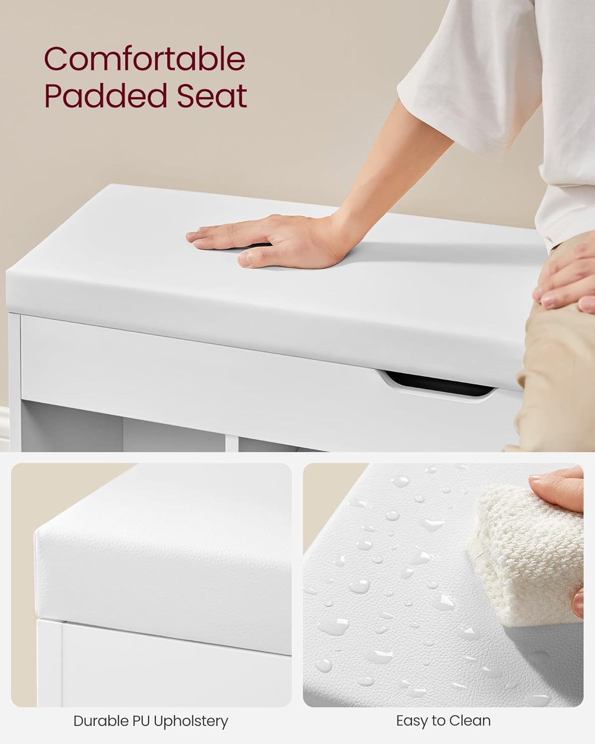 VASAGLE Shoe Bench LHS130W14