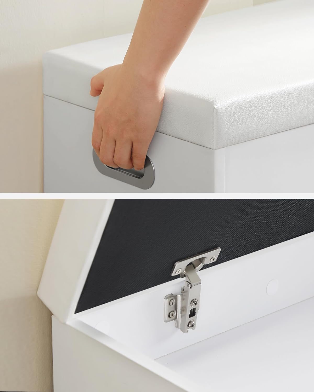 VASAGLE Padded Shoe Bench LHS30W