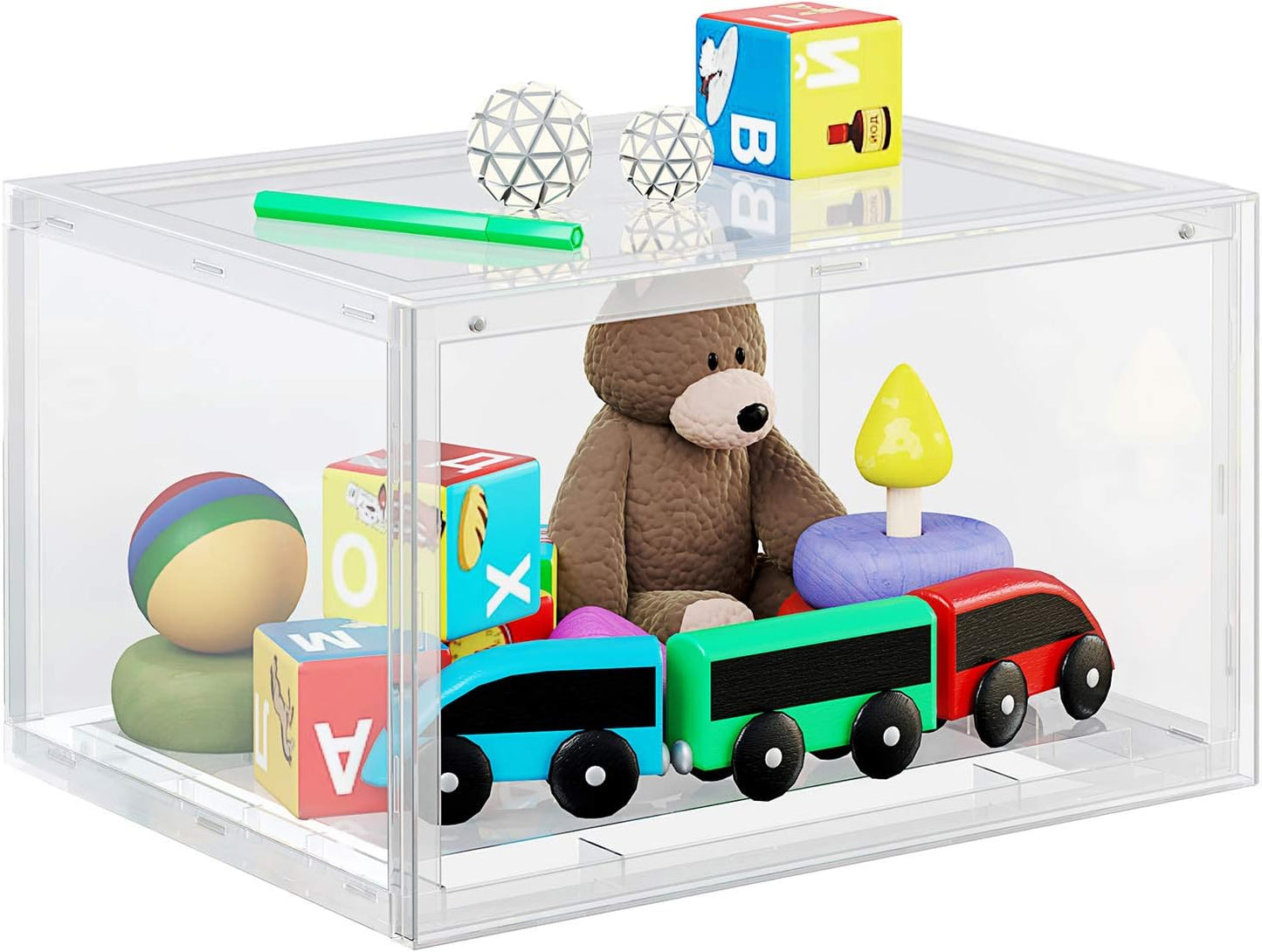 SONGMICS Set of 3 Shoe Boxes LSP03CW