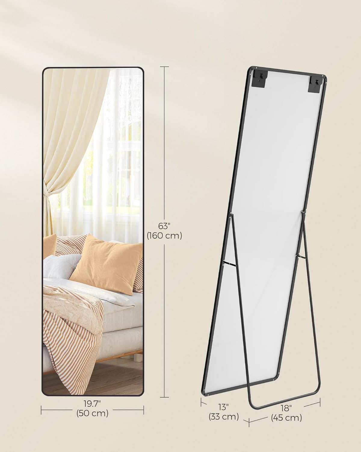 Freestanding Mirror & Wall Mounted Mirror