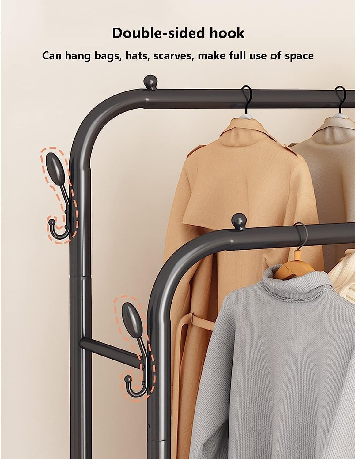 Double Clothes Rack