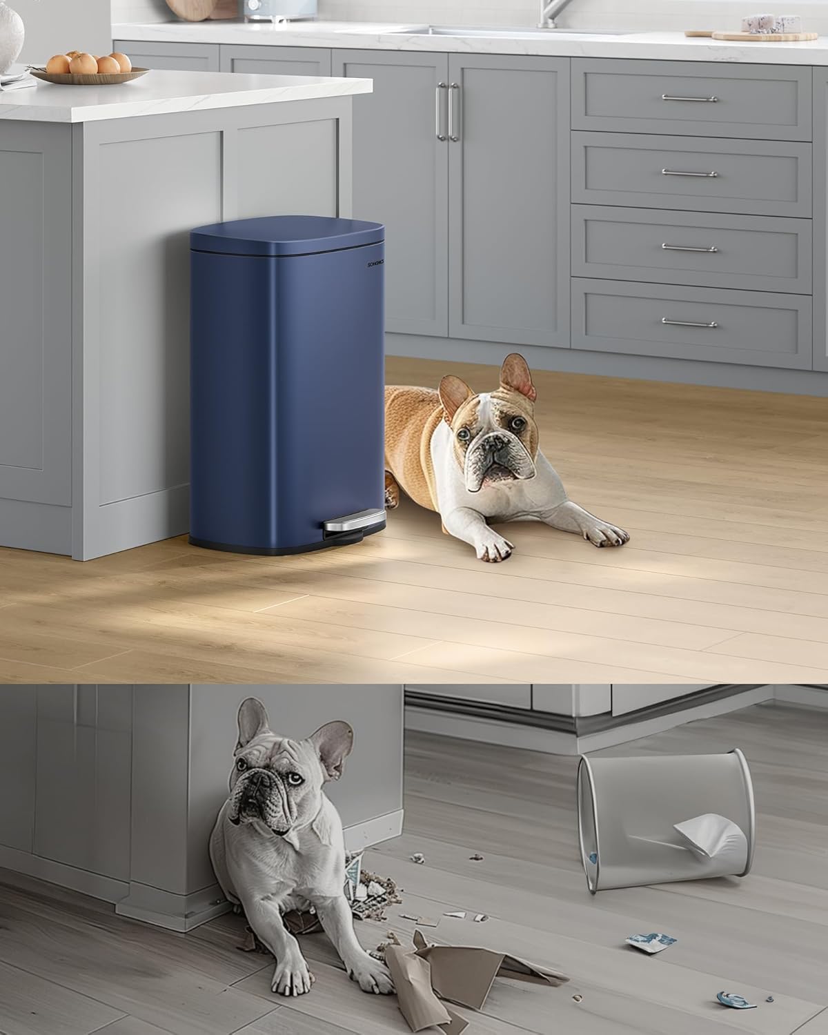 SONGMICS Garbage Bin LTB050L02