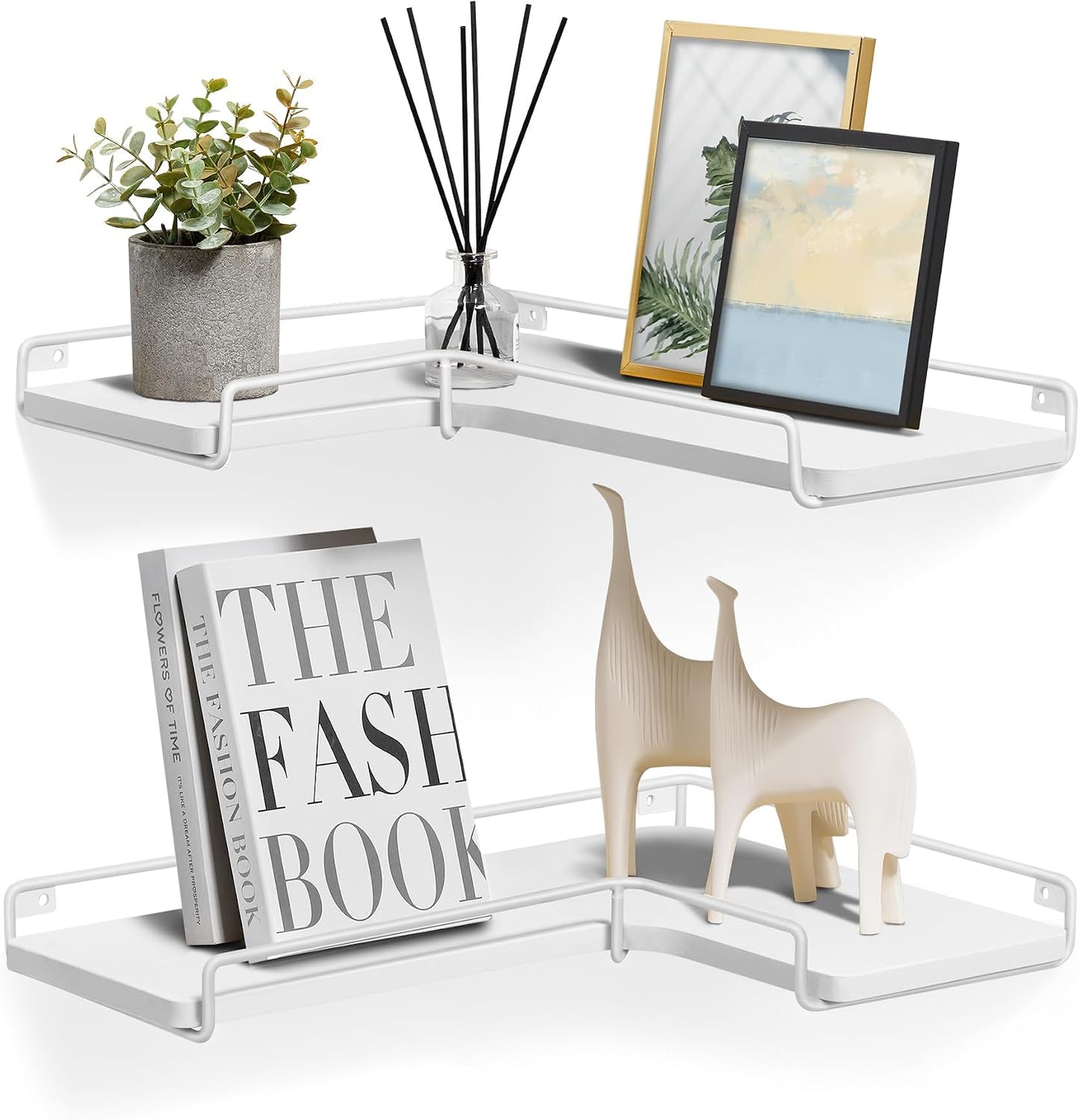 VASAGLE Set of 2 Corner Shelves (LLS831W14)