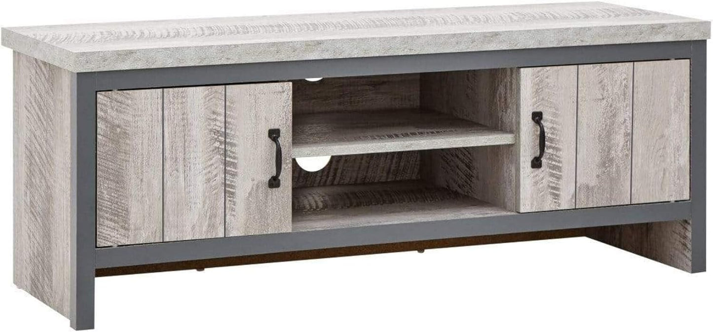 2 Cupboard & Shelf TV Unit