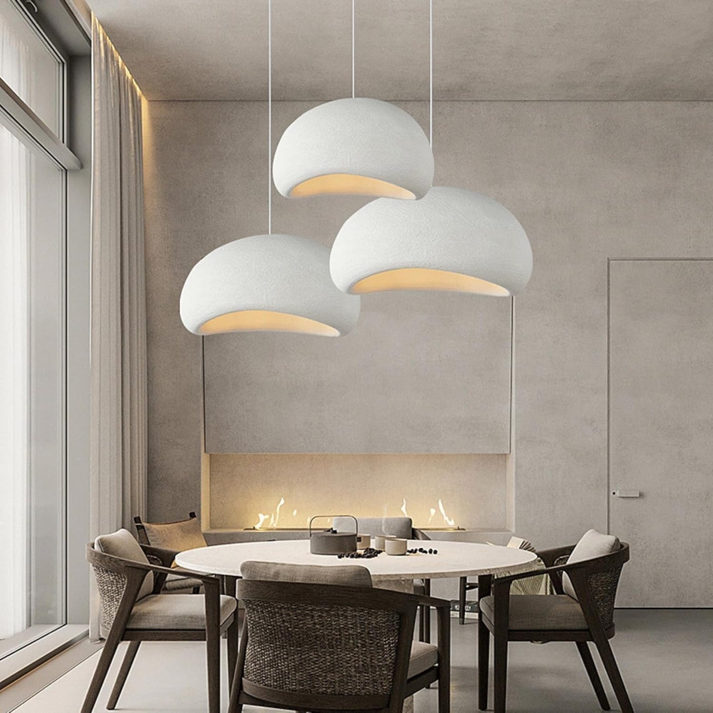 Modern Wabi-Sabi Pendant Lamp
