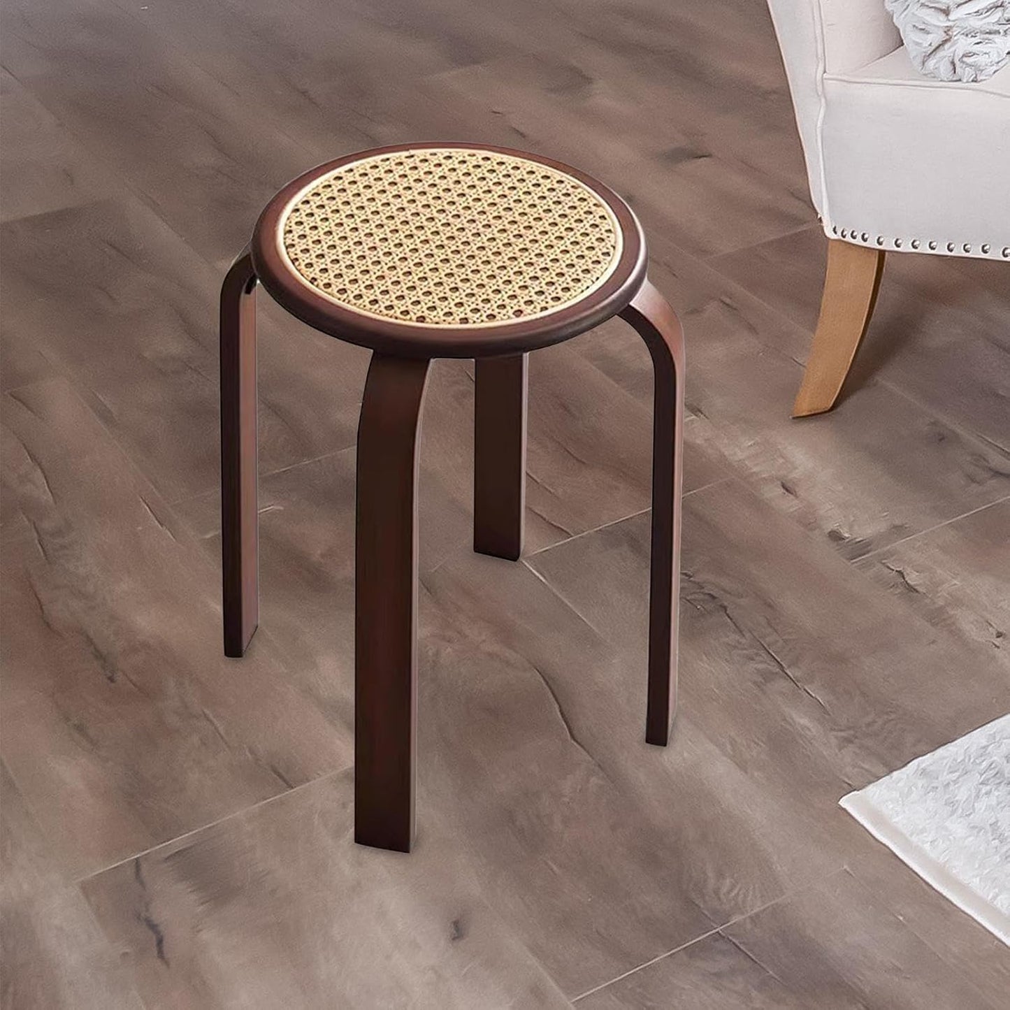 Handcrafted Rattan Stool