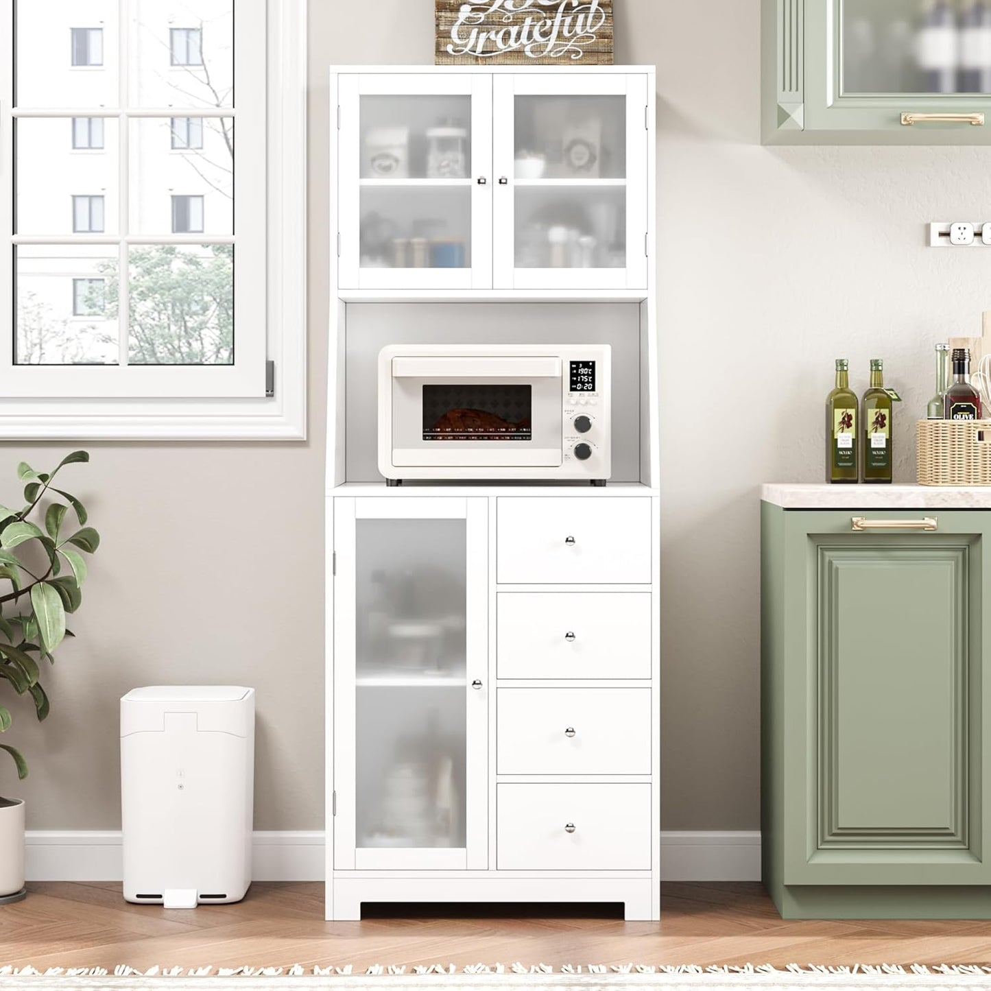 Kitchen Pantry Storage Cabinet