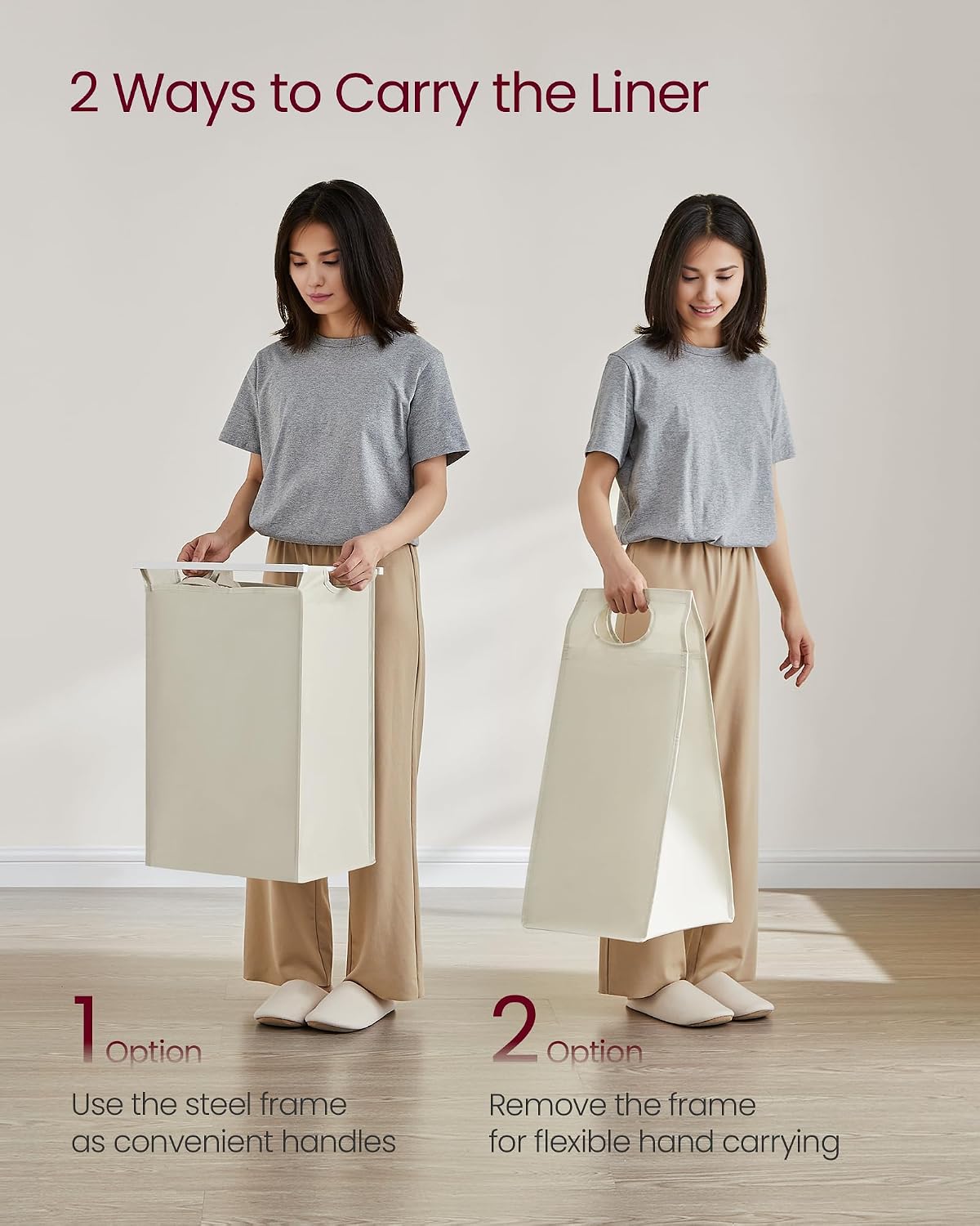 VASAGLE Laundry Basket (BLH001W01)