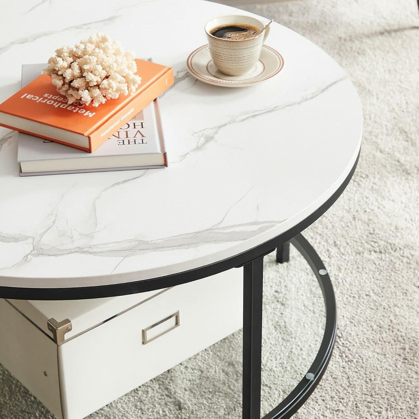Round coffee table