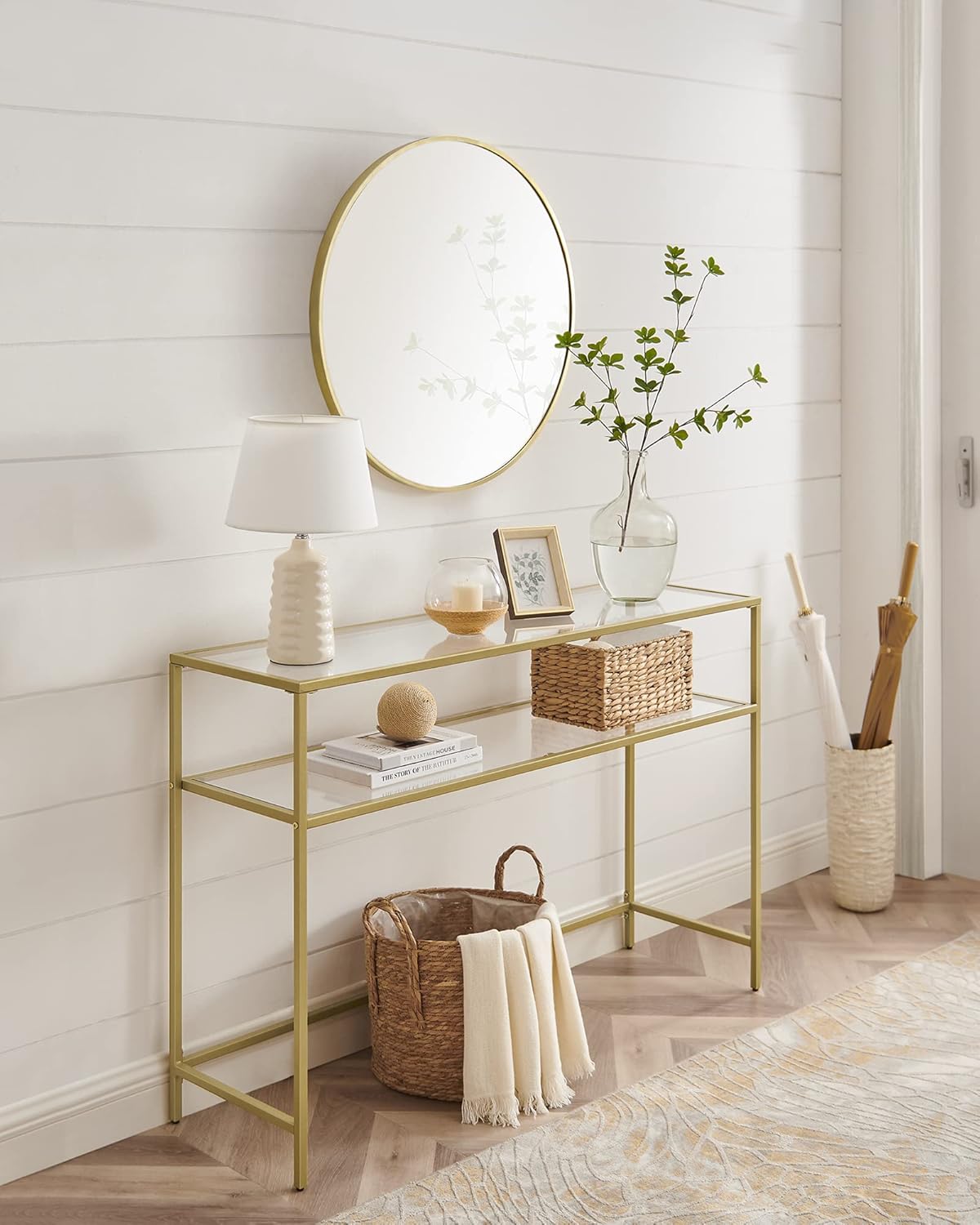 VASAGLE Console Sofa Table LGT045A61