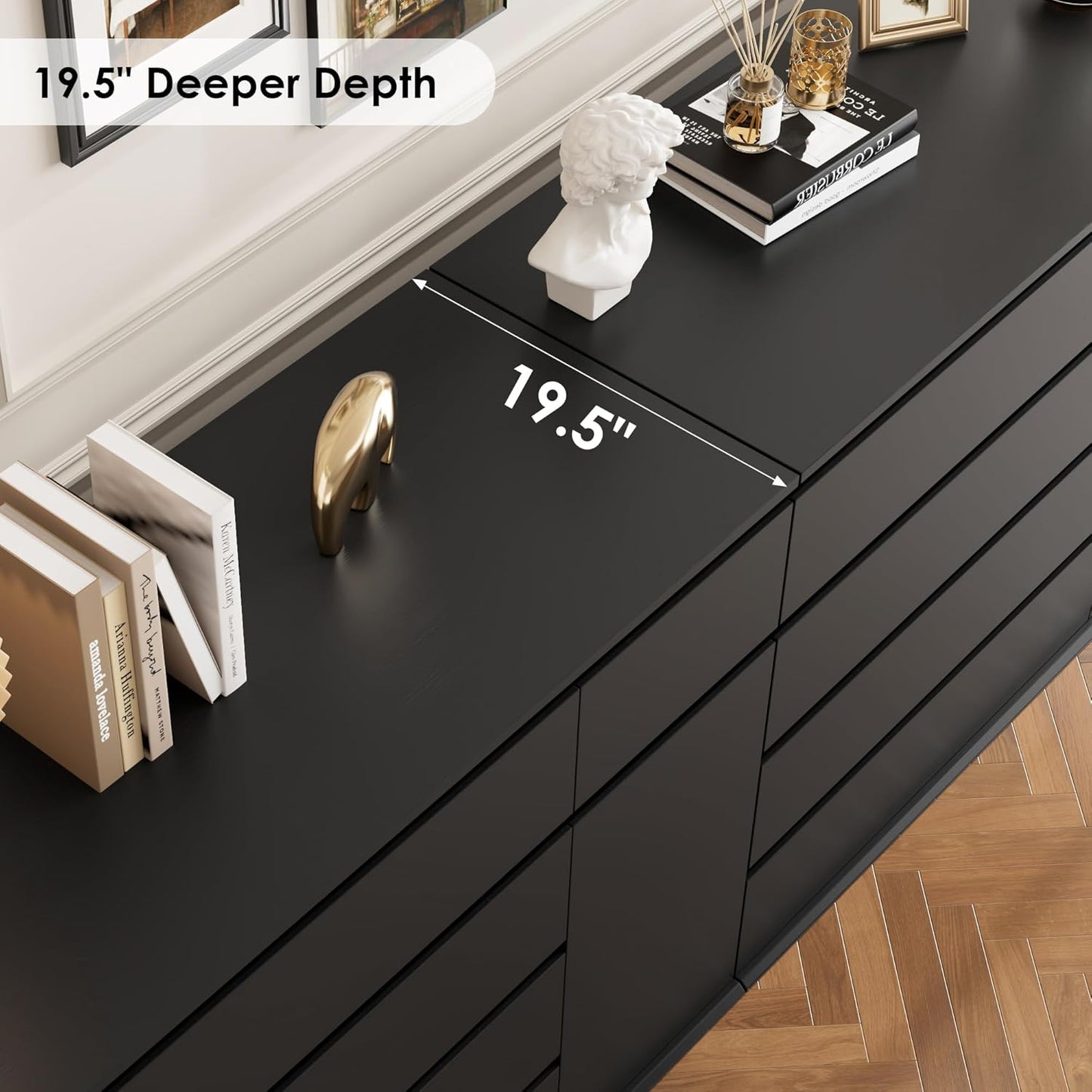 5 Drawer Modern Dresser