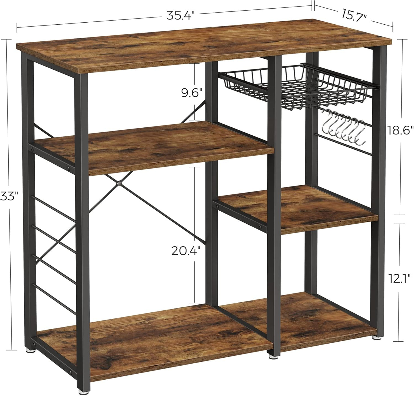 VASAGLE ALINRU Kitchen Baker’s Rack