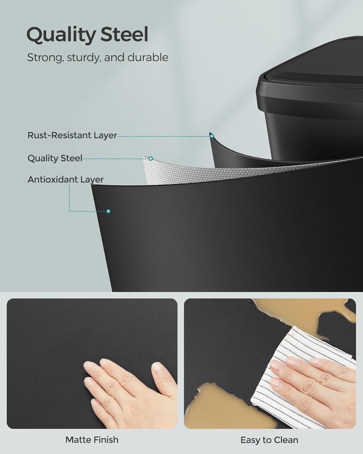 SONGMICS Kitchen Bin LTB530B5002