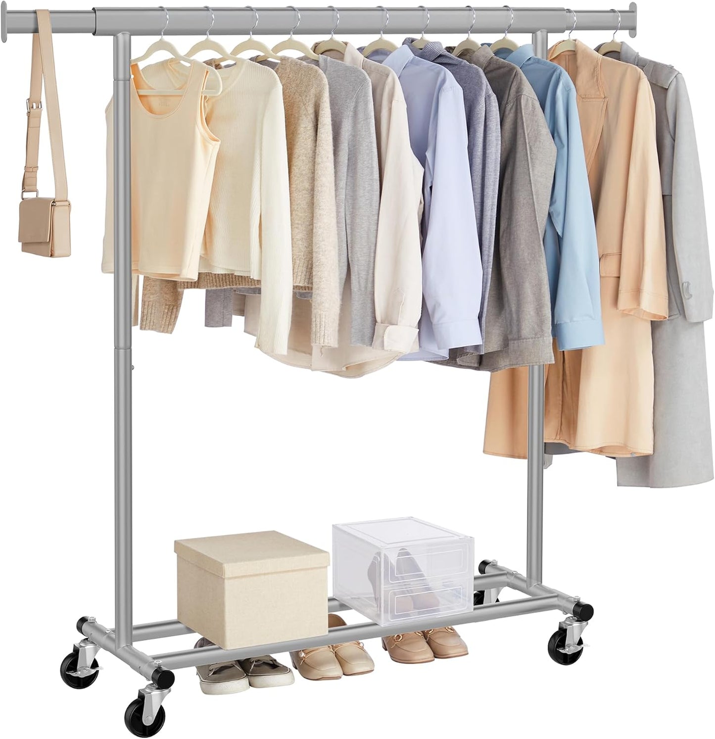 SONGMICS Clothes Rack on Wheels (HSR013G01)