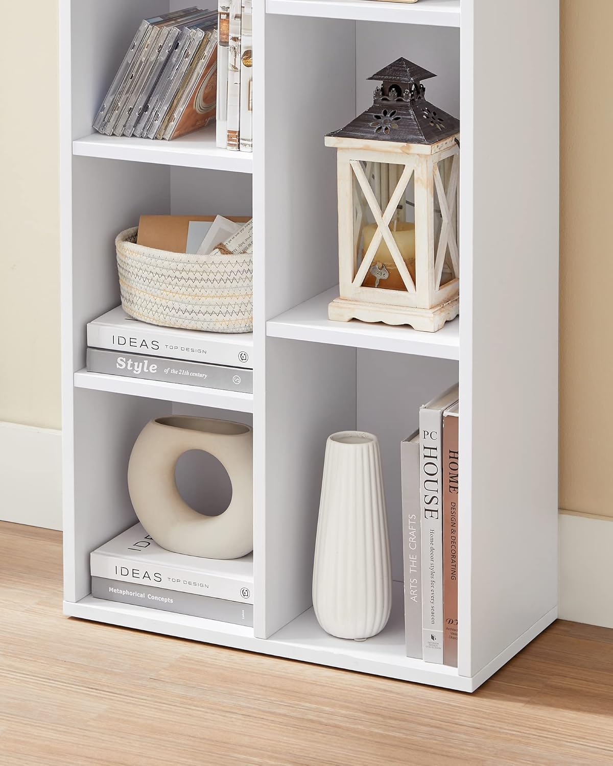 VASAGLE 7-Compartment Bookcase