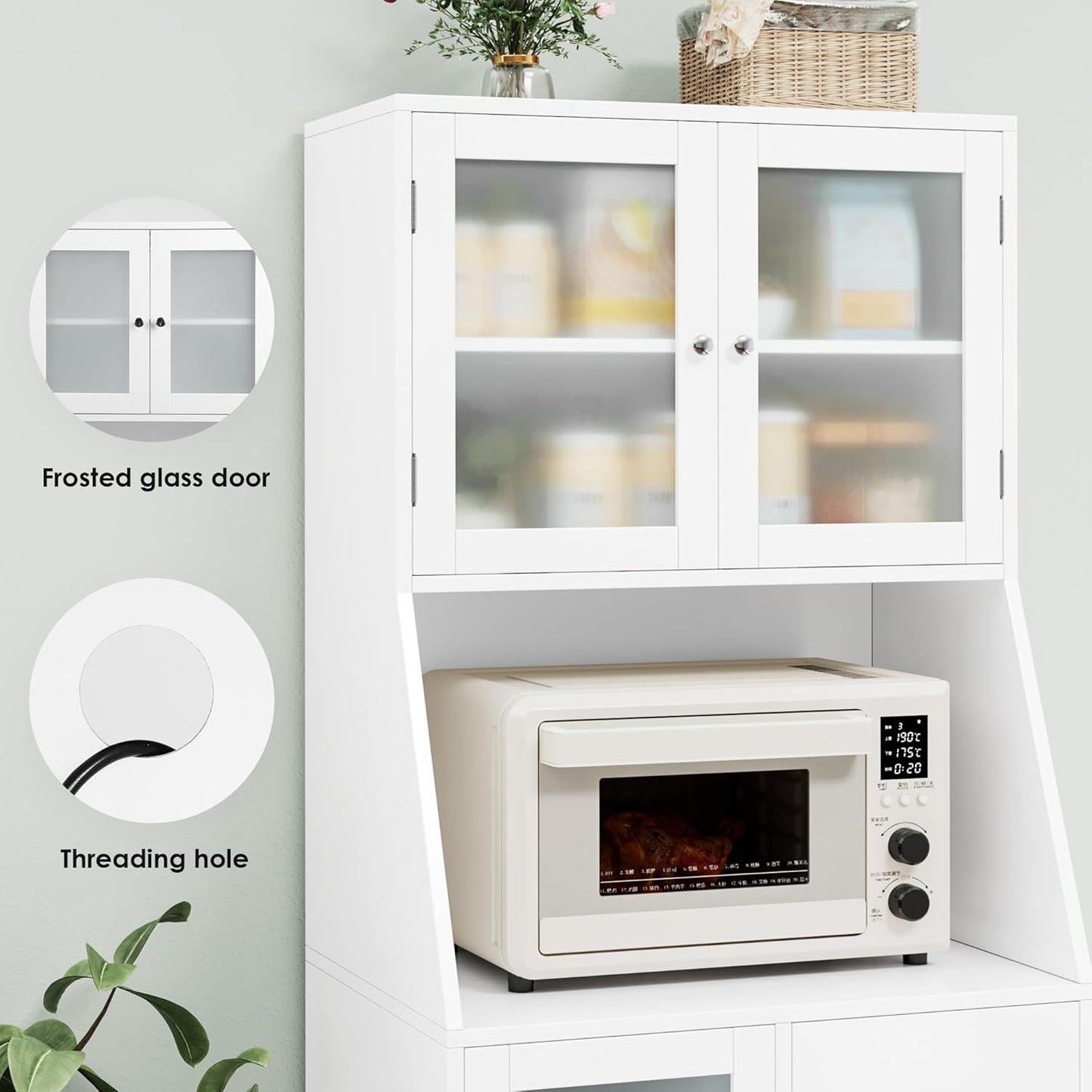 Kitchen Pantry Storage Cabinet