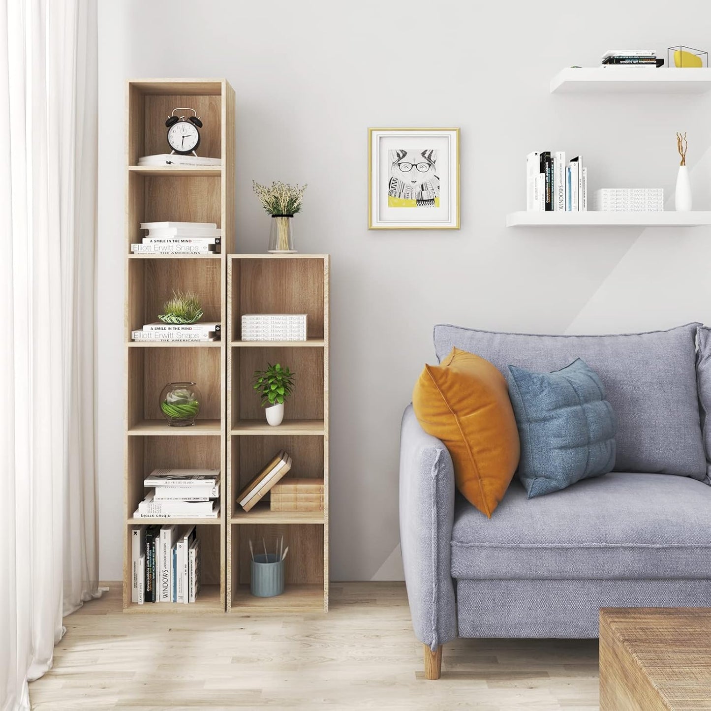 WOLTU Bookcase Wooden