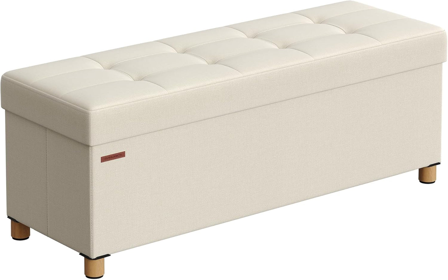 SONGMICS Stool with Storage Space LSF018W11